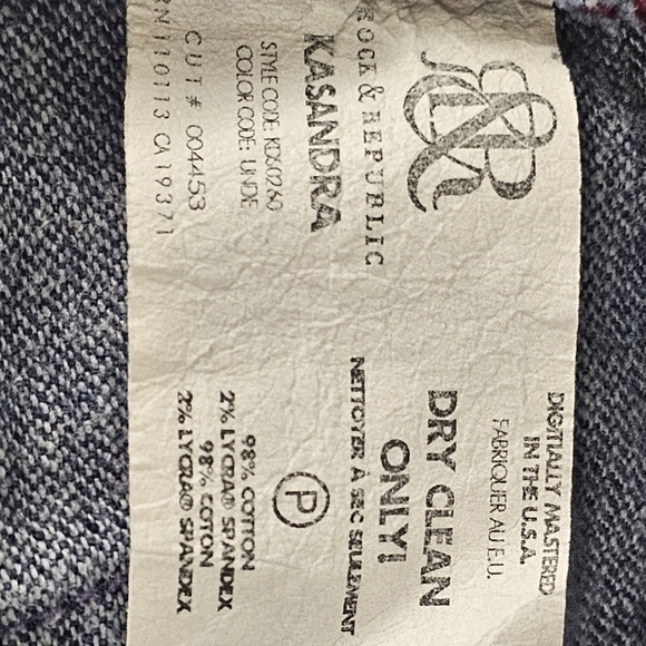 Rock & Republic jeans Womens 28   Kassandra Bootcut Mid Rise flare - Picture 4 of 15